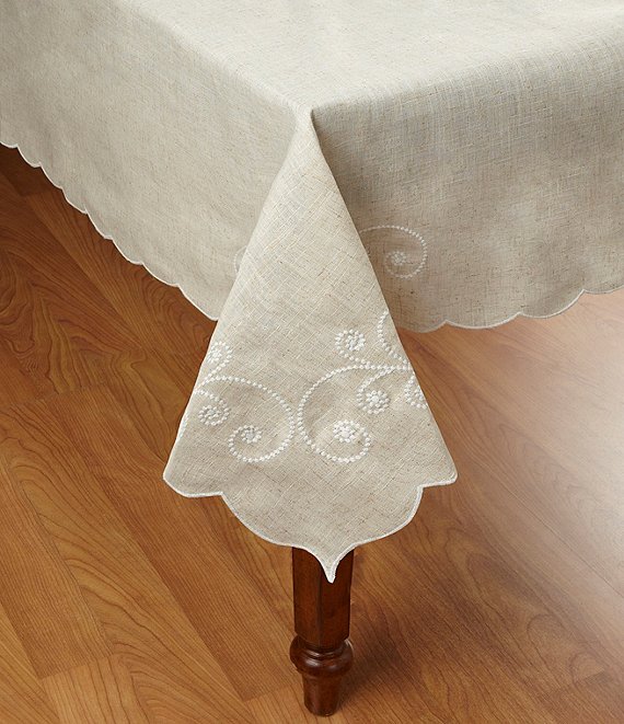 Lenox French Perle Scroll Tablecloth