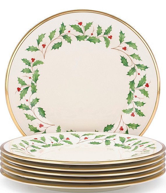 Lenox holiday hotsell set 6 piece dinner plate 10.5 “ 2 sets of 6