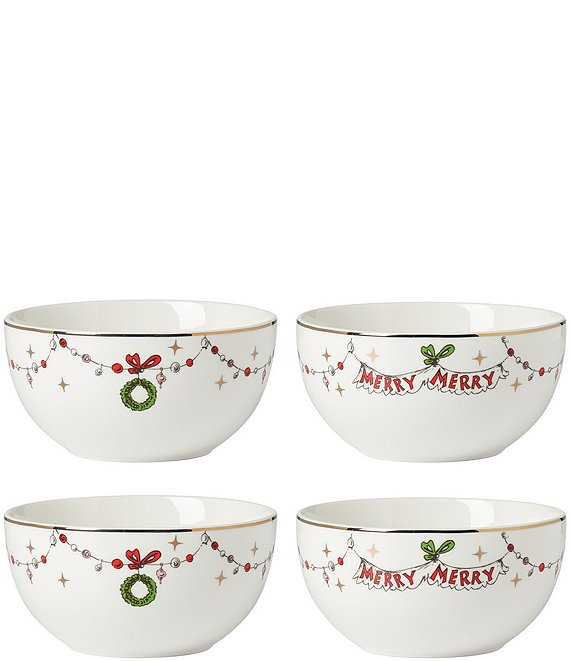 Lenox Merry Grinchmas All-Purpose Bowls, Set of 4