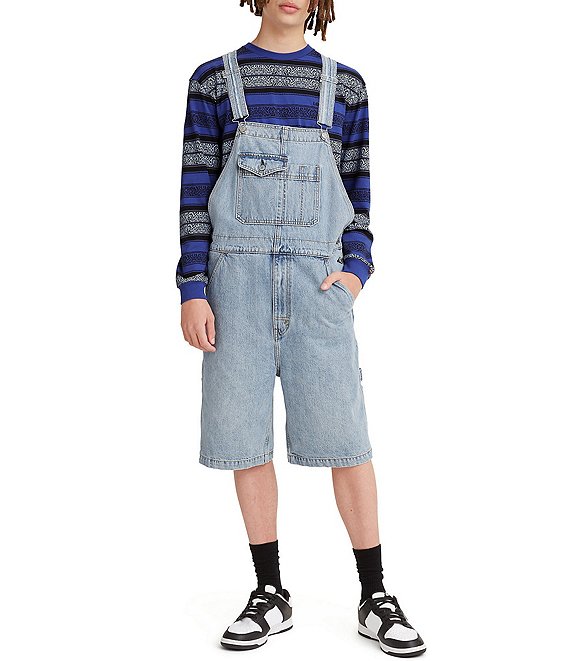 Levi s 10 double Inseam Denim Overall Shorts