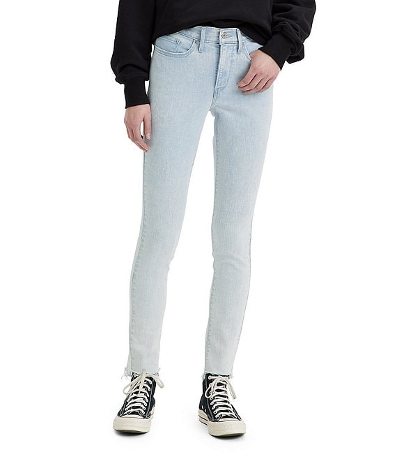 Levi's® 311 High Rise Frayed Hem Skinny Jeans | Dillard's