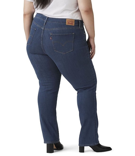 hip Fit 　Lサイズ Levi's® 414 Plus Size Classic Mid Rise Straight Leg Stretch Denim