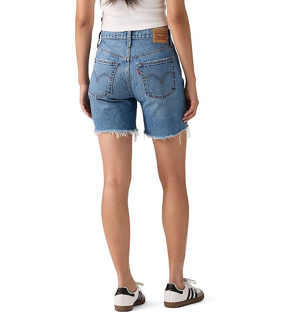 Levi's® 501® Original High Rise Mid Thigh Denim Shorts | Dillard's