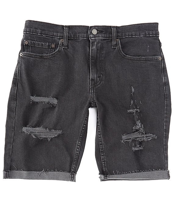 Buy Mid-Wash Distressed Slim Fit Denim Shorts Online at Best Prices in  India - JioMart.