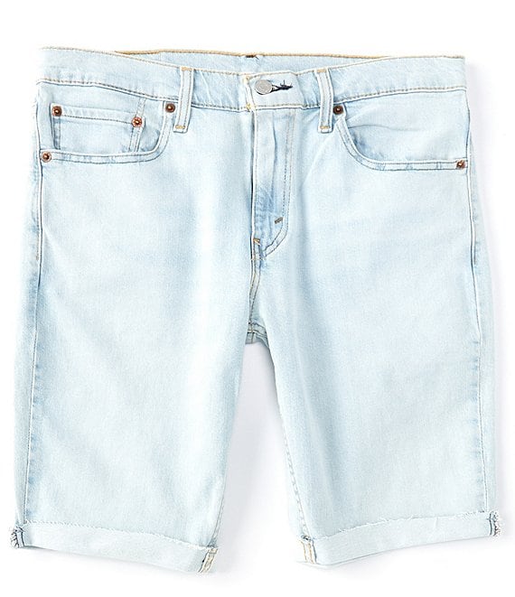Color:Wolf Get Wild - Image 1 - Levi's® 511 Slim Fit Cut Off 12#double; Inseam Jean Shorts