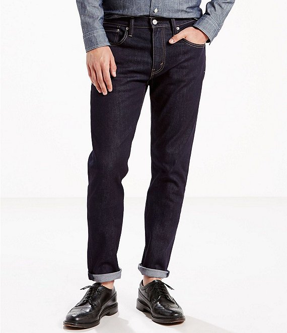 Color:Dark Hollow - Image 1 - Levi's® 512 Slim Taper Fit Stretch Jeans