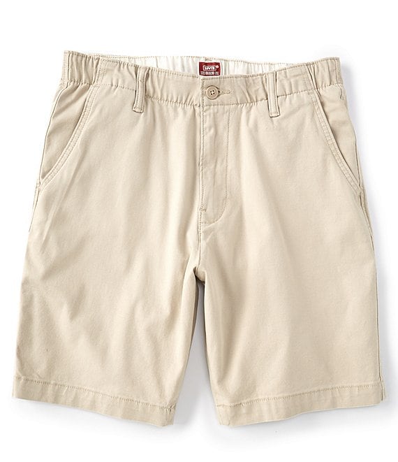 Color:Oxford Tan - Image 1 - Levi's® 8#double; Inseam XX Chino EZ Waist Shorts