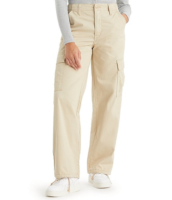 Levi's® Women's Baggy Cargo Pants - Crown Blue - Blue | Levi's TH