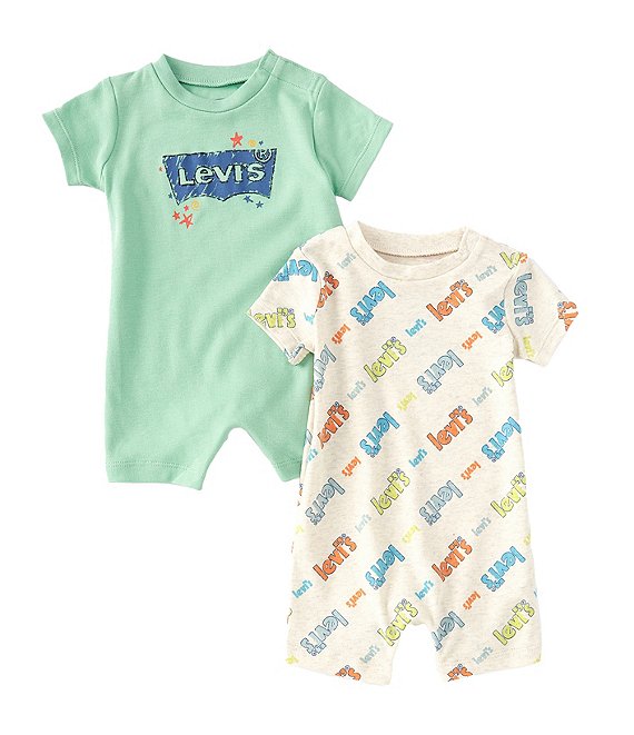 Levi's® Baby Boys Newborn-9 Months Short Sleeve Logo Set