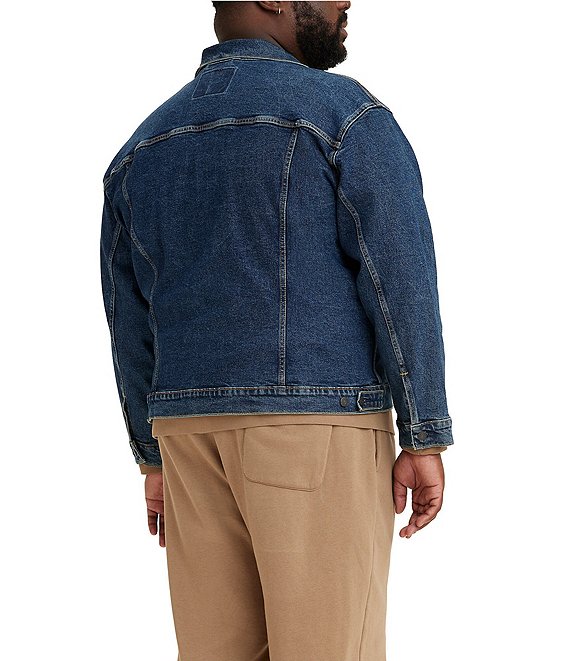 【HQ DENIM】TRUCKER JACKET Levi's® Big & Tall Stretch Denim Trucker Jacket | Dillard's