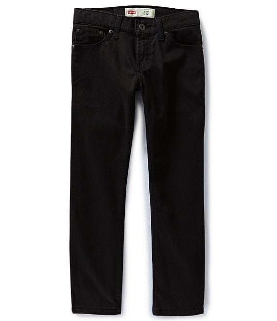 Color:Black - Image 1 - Levi's® Big Boys 8-20 511 Sueded Slim-Fit Pants