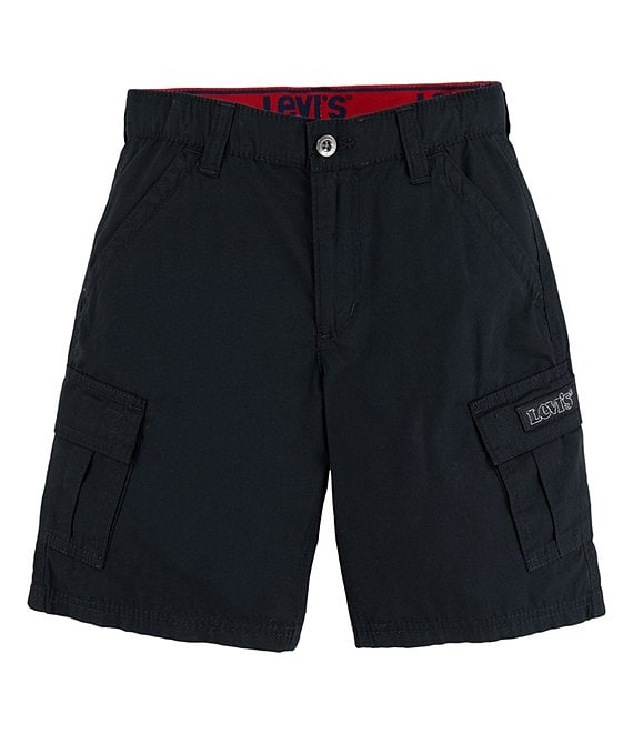 Color:Black - Image 1 - Levi's® Big Boys 8-20 Relaxed-Fit Cargo Shorts
