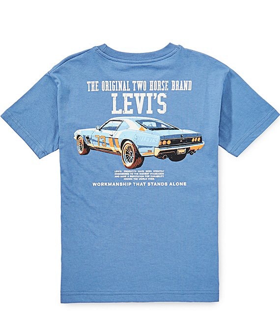 Levi's Big Boys Short Sleeve Rev The Engine Tee
