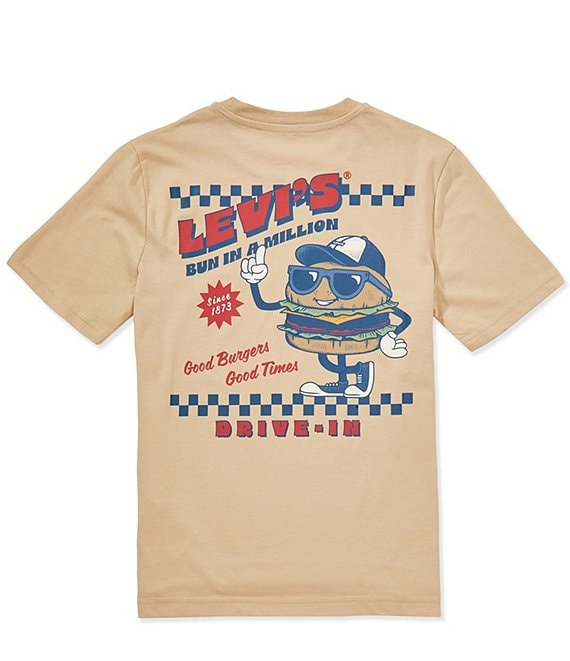 Levi's Big Boys Short Sleeve Drive-in Burger Tee