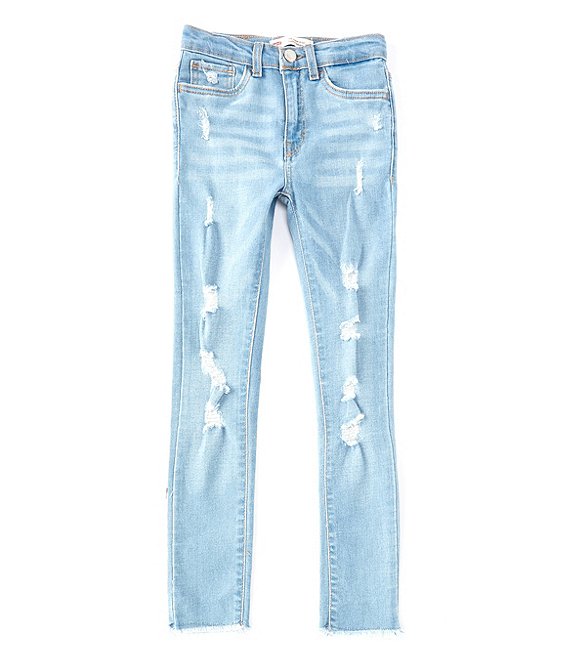 Levi's® Big Girls 7-16 720™ Distressed High-Rise Super-Skinny Jeans ...