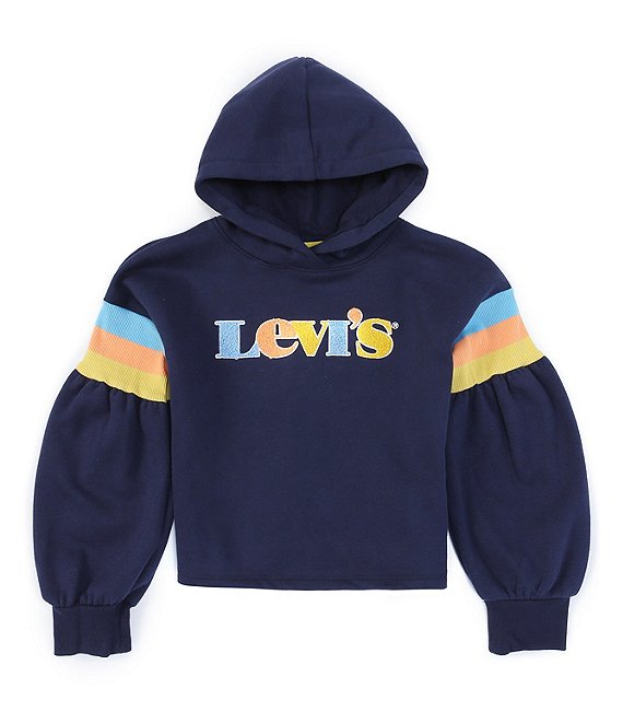 Levi's® Big Girls 7-16 Full-Sleeve High-Rise Fleece Hoodie | Dillard's