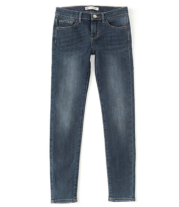 Color:Blue Asphalt - Image 1 - Levi's® Big Girls 7-16 Lana Denim Legging Jeans