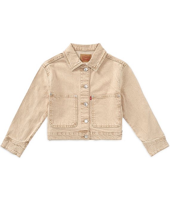 Levi's Big Girls Long Sleeve Studded Trucker Jacket