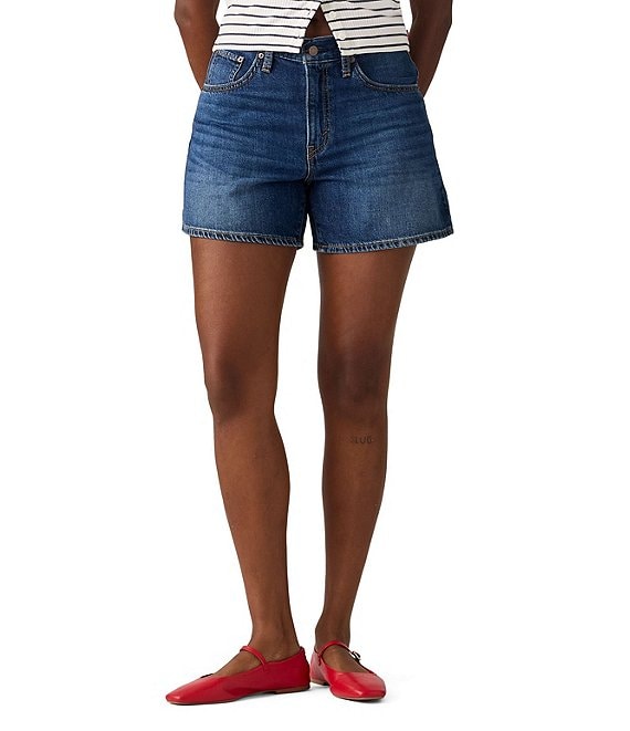 Levi's® Cinched Mid-Thigh Denim Shorts