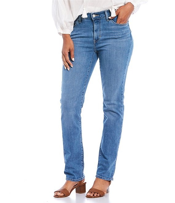 Levi's® Classic Mid Rise Straight Leg Jeans | Dillard's