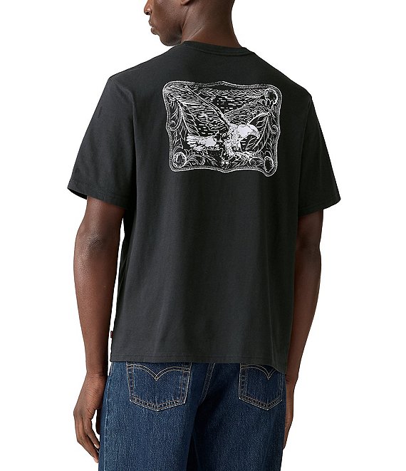 Levi's Levi's® Eagle Buckle Short Sleeve T-Shirt, Jet Black - Image 1