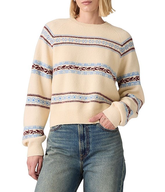 Levi's Fairisle Crewneck Knit Sweater