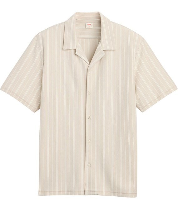 Levi's Flynt Striped Short Sleeve Camp Shirt