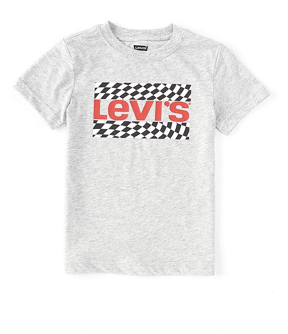 Levi's® Little Boys 2T-7 Short Sleeve Check Logo T-Shirt | Dillard's