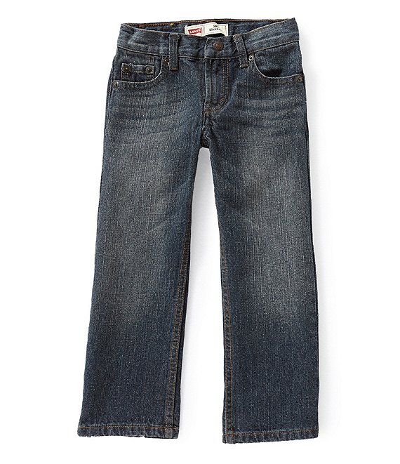 Color:Navy - Image 1 - Levi's® Little Boys 2T-7X 505 Regular-Fit Jeans