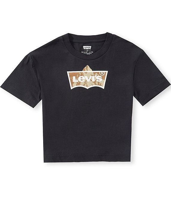 Levi's Little Boys Batwing Short Sleeve Mountain Peak Tee