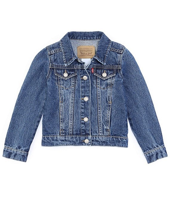 Levi's® Little Girls 2T-6X Denim Trucker Jacket | Dillard's