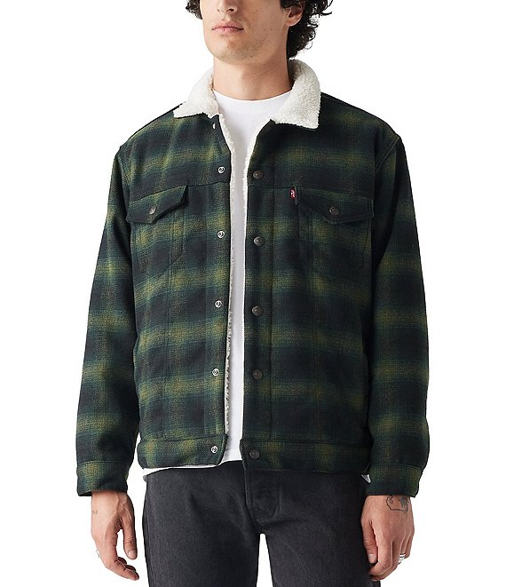 Levis sherpa green best sale