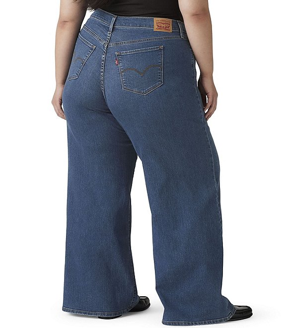Levi's Plus Size 318 Shaping Wide Leg Jeans | Dillard's