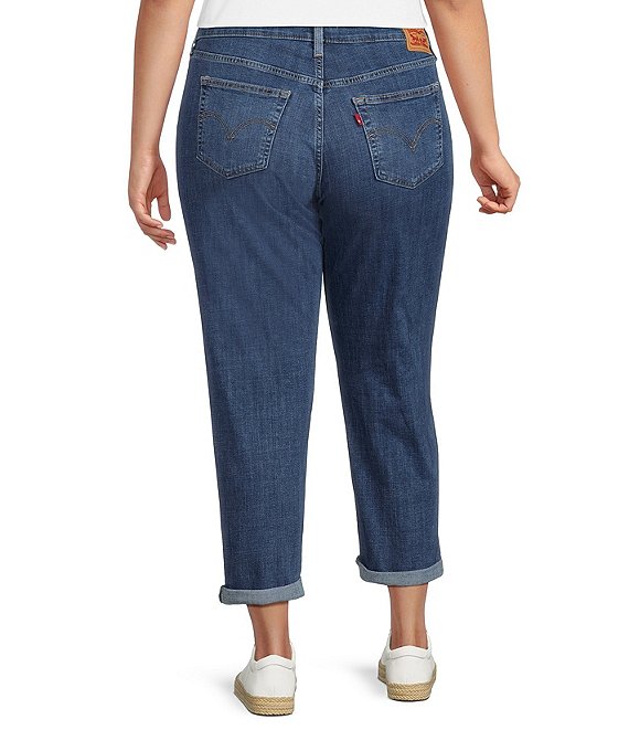 Levi's® Plus Size Boyfriend Mid Rise Jeans | Dillard's