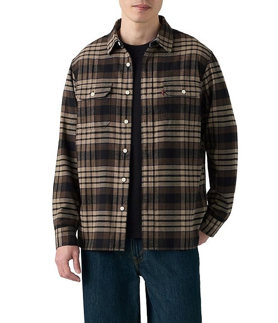 Levi's® Relaxed Fit Plaid Worker Overshirt