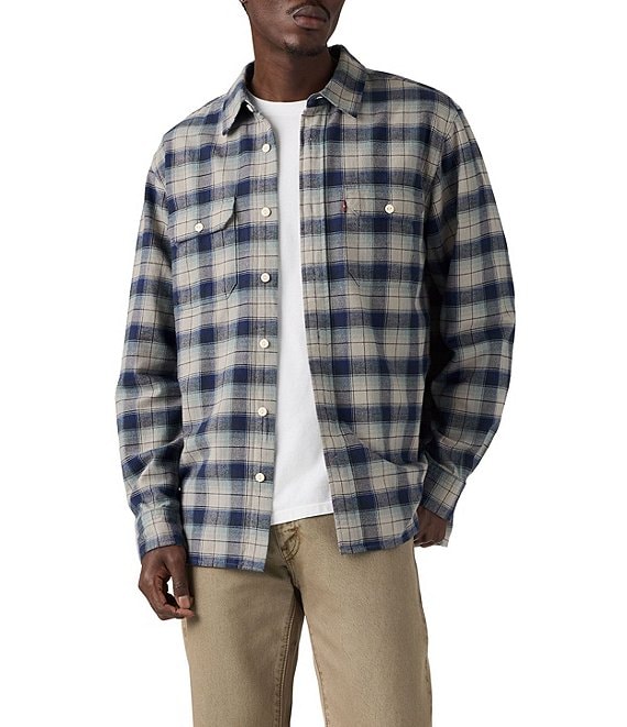 Levi's® Relaxed Fit Plaid Worker Overshirt