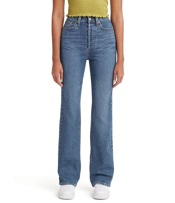 Color:Summer Slide - Image 1 - Levi's® Ribcage High Rise Bootcut Jeans