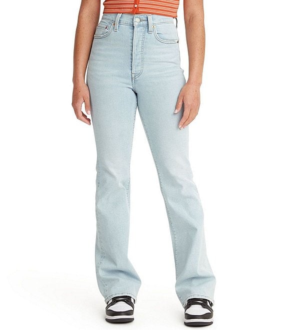 Color:Summer Beam - Image 1 - Levi's® Ribcage High Rise Bootcut Jeans