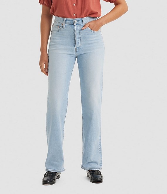 Ladies levi straight leg jeans online