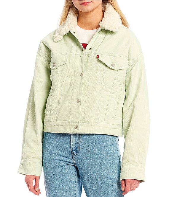 Color:Meadow Mist - Image 1 - Sherpa Baby Baggy Jacket