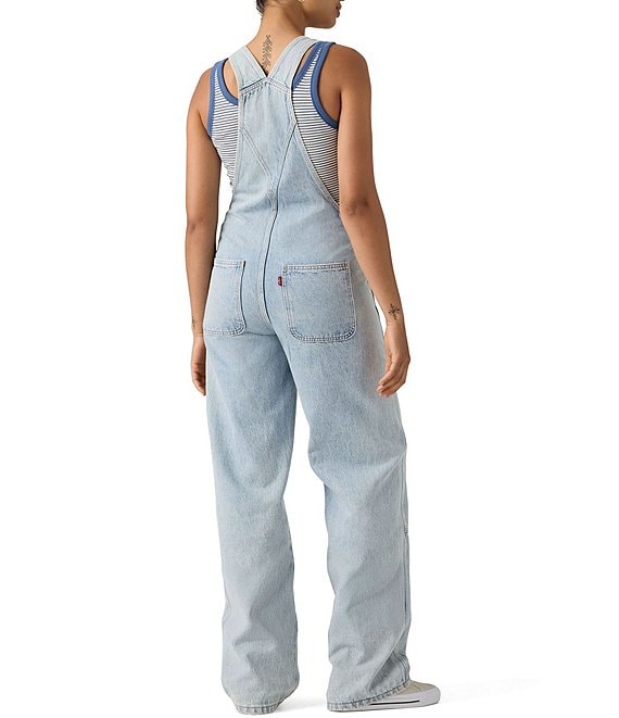 Levi's® Sleeveless Bib Pocket Denim Utility Overalls | Dillard's
