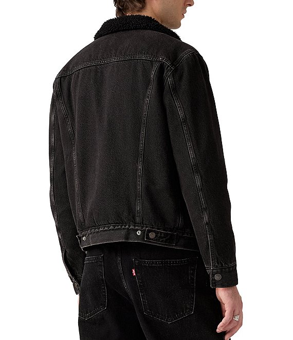 Levi's® Type III Denim/Faux-Sherpa Trucker Jacket | Dillard's