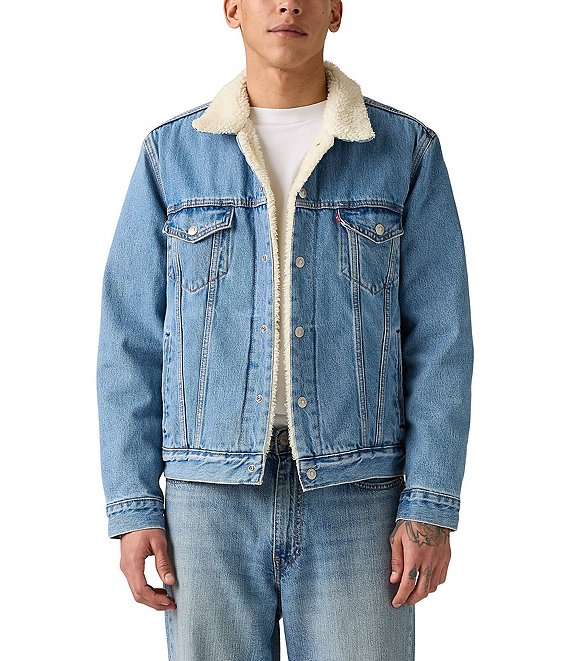 Levi's® Type III Denim/Faux-Sherpa Trucker Jacket