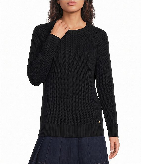 Lilly Pulitzer Belgrave Ribbed Crew Neck Long Raglan Sleeve Sweater