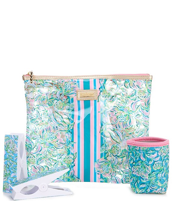 Lilly Pulitzer Bunny Business Market Tote Bag
