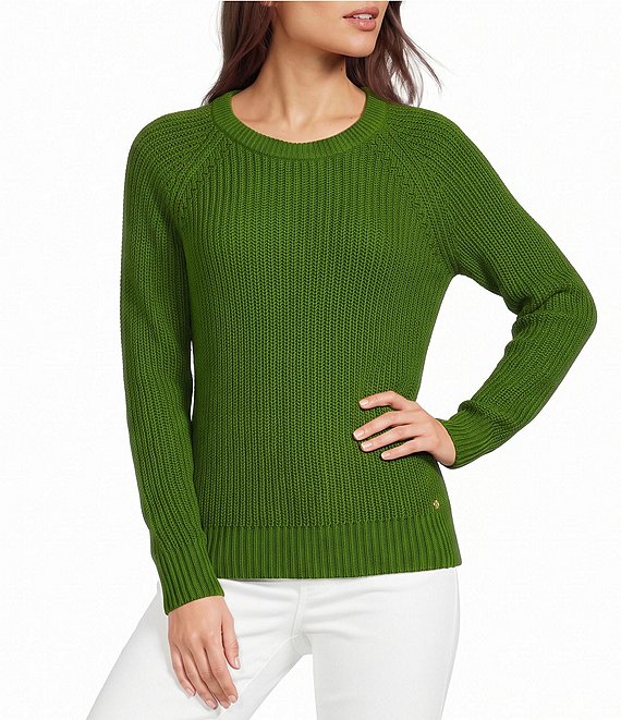 Lilly Pulitzer Knit Crew Neck Long Raglan Sleeve Sweater