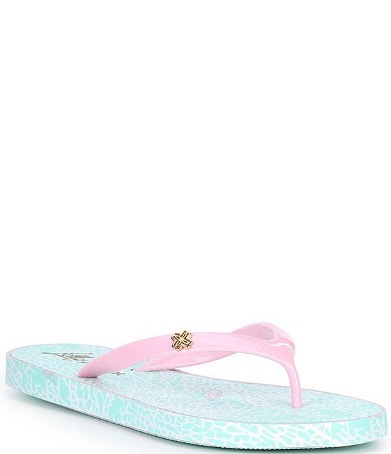 Lilly Pulitzer Vinyl Printed EVA Flip Flops