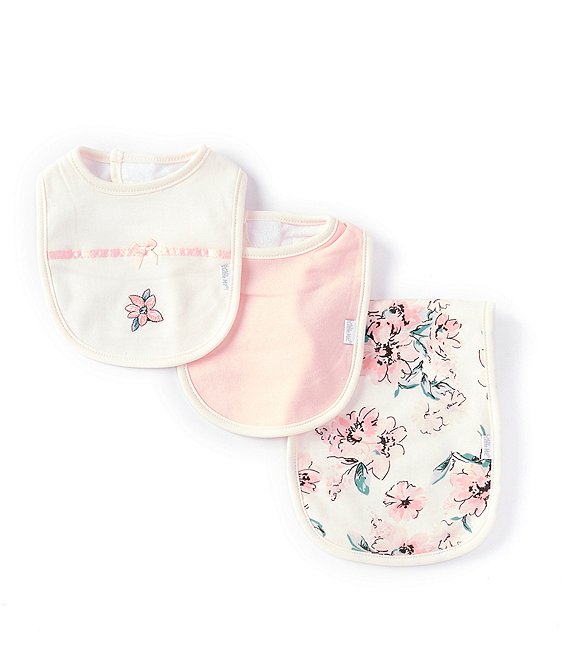 Little Me Baby Girls Dream Floral Bib & Burp Set | Dillard's