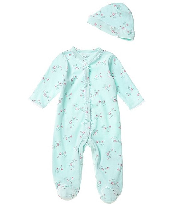 Little Me Baby Girls Newborn-9 Months Floral Spray Footed Coveralls ...
