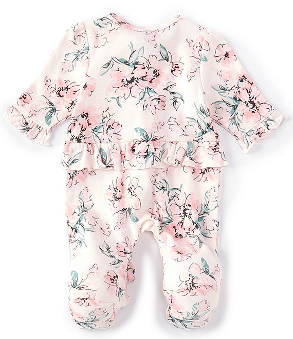 Little Me Baby Girls Preemie-9 Months Long-Sleeve Dream Floral Footed ...